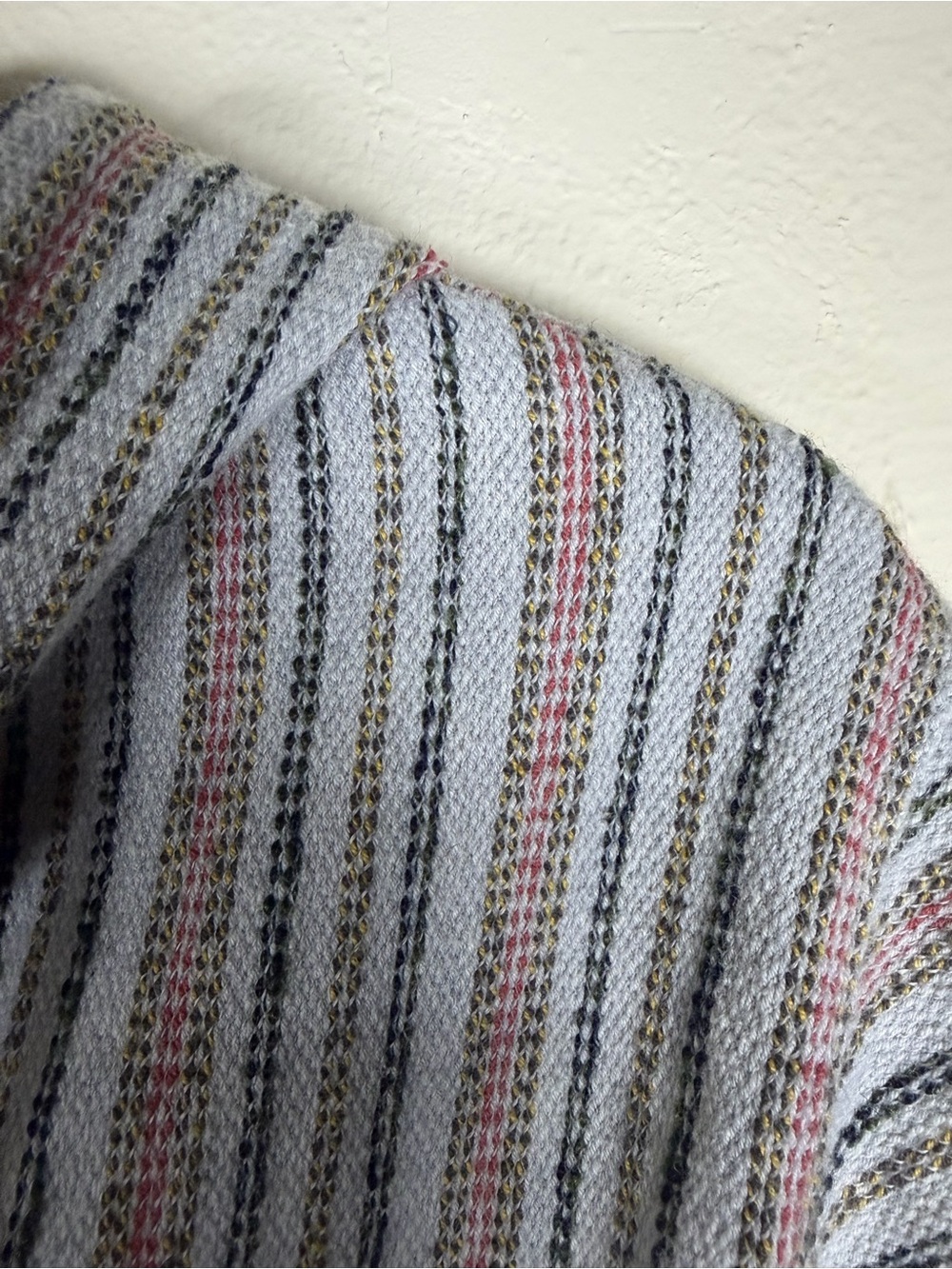 Lucky Brand Baja Striped Pullover Hoodie Men’s Medium Gray Cotton Blend - Picture 4 of 11